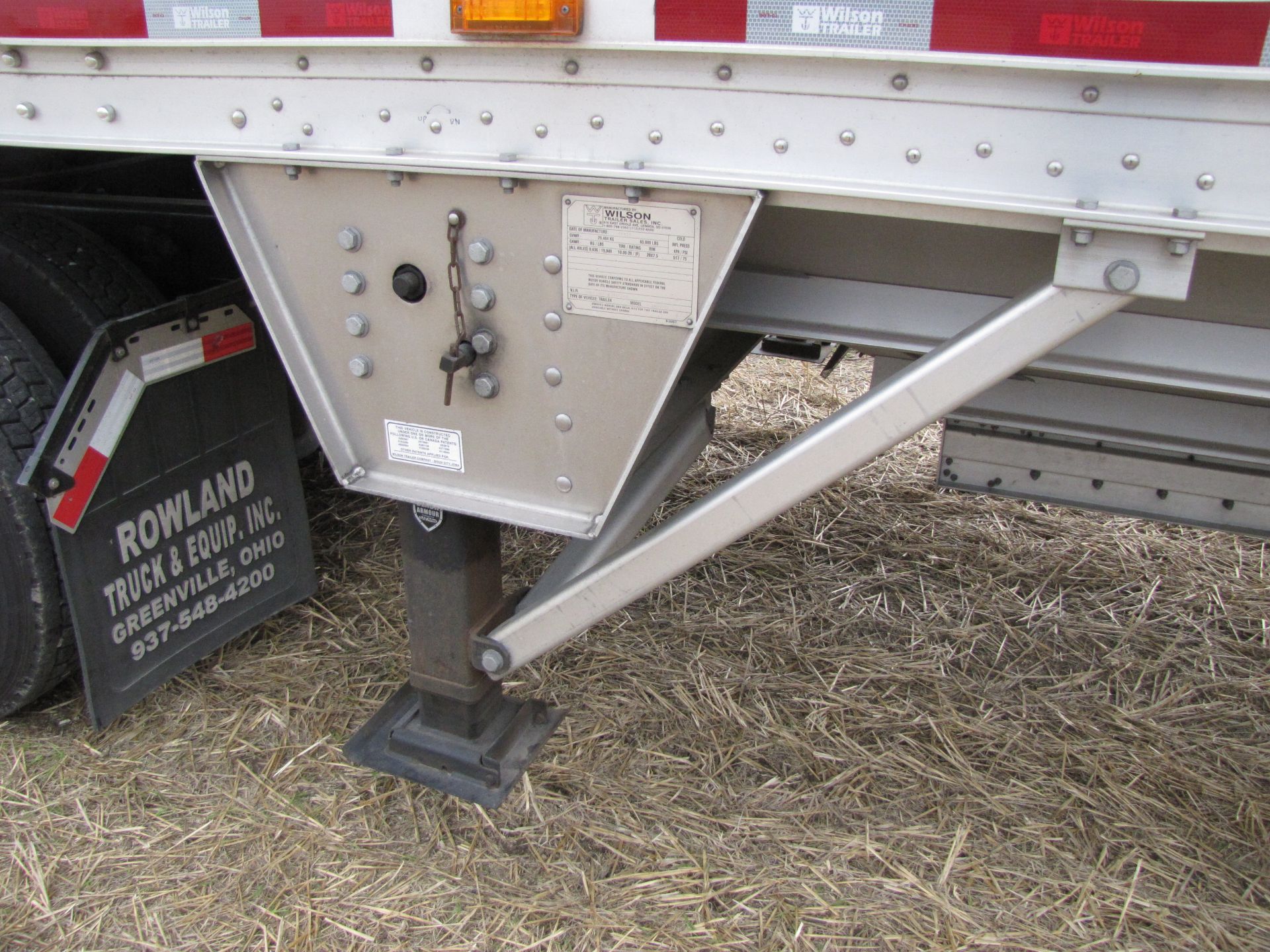 37' 2015 Wilson alum hopper bottom trailer - Image 39 of 48