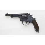 Kurzwaffen (militärisch) : Revolver Modell 1882 Swiss Kaliber 7,5 Ord., Seriennummer 13409