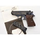 Erlaubnispflichtige Waffen (Militärische Ordonanzwaffen) : Pistole Walther PPK Kaliber 7,65 mm B...