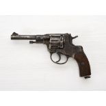 Kurzwaffen (militärisch) : Revolver russisch Nagant Modell 1895 Kaliber 7,62mm Nagant, Seriennum...