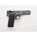 Kurzwaffen (militärisch) : Halbautomatische Pistole Modell Langenhahn, Kal.7,65mm Browning, Seri...