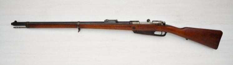 Langwaffen (militärisch) : Gewehr Modell 88/05 Kaliber 8x57 IS, Seriennummer 322i, nummerngleich.