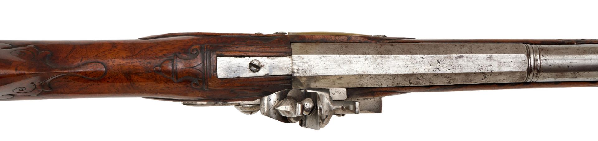 Guns / Rifles Erlaubnisfreie Waffen : Österreichisches Steinschloss - Granatgewehr M 1769 für die - Bild 3 aus 5