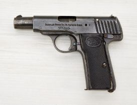 Kurzwaffen (militärisch) : Pistole Walther Mod. 4 S.Nr.: 177133 Kal.: 7,65mm Brw. mit kaiserlich...