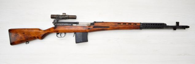 Langwaffen (militärisch) : Scharfschützengewehr Tokarev M 40 mit der Seriennummer HB 1432 im Kal...