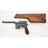 Guns / Rifles/ Kurzwaffen (militärisch) : Pistole C 96 im Kaliber 7,63mm Mauser mit der Seriennummer