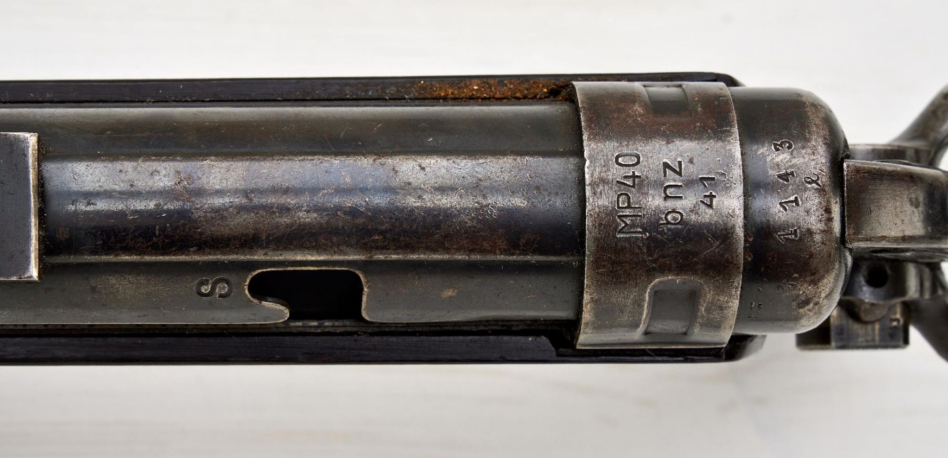 Guns / Rifles/Militärische Ordonanzwaffen: Maschinen - Pistole Modell 40 im Kaliber 9mm Luger mit... - Image 4 of 5