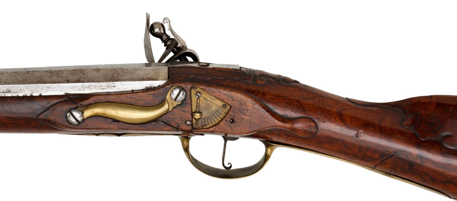 Guns / Rifles Erlaubnisfreie Waffen : Österreichisches Steinschloss - Granatgewehr M 1769 für die - Bild 5 aus 5