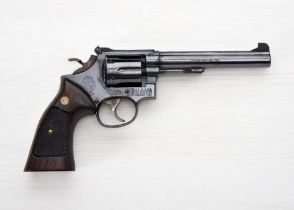 Zivile Waffen nach 1945 : Revolver Smith & Wesson Mod. 14-4, Kaliber .38 Special, Seriennummer 1...