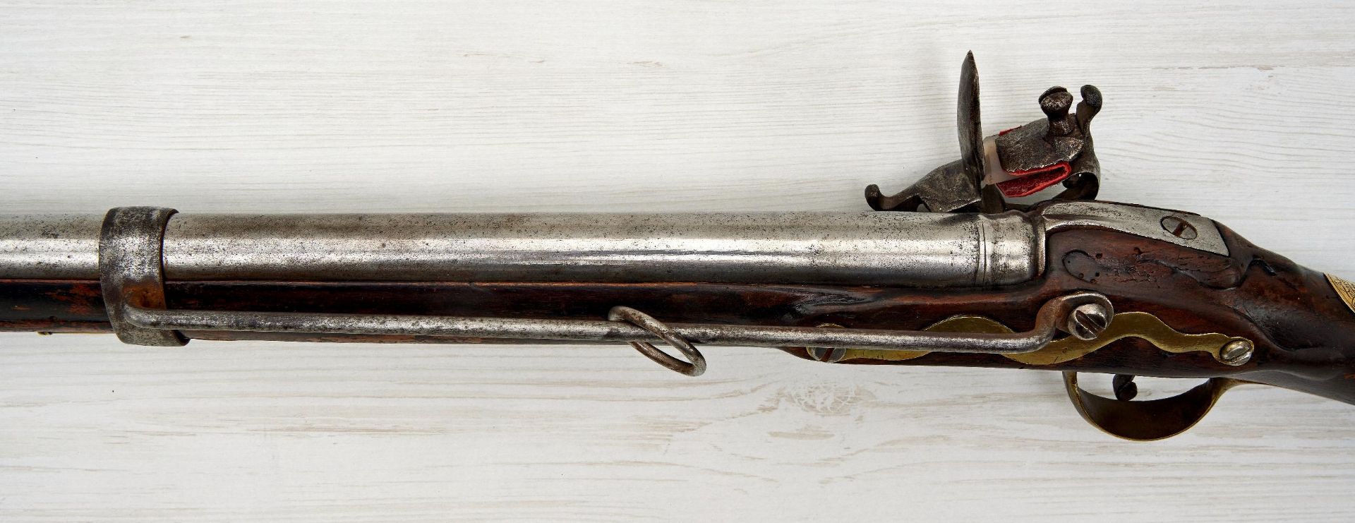 Erlaubnisfreie Waffen : Preußisches Steinschloss ? Karabiner Mod. 1742 im Kaliber 17,5mm mit ein... - Image 3 of 7