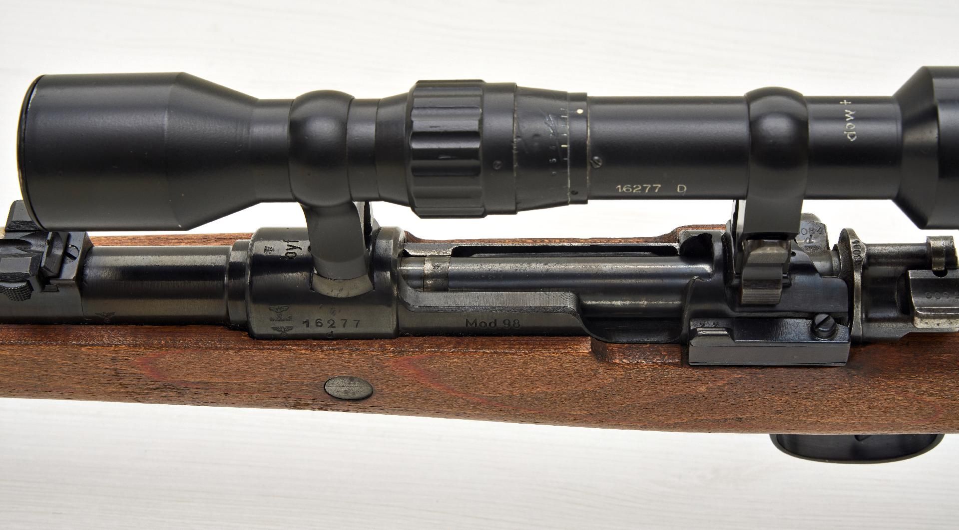 Guns / Rifles/ Militärische Ordonanzwaffen: SS - ZFK 98 der Firma Mauser Oberndorf a.N. (Code byf) - Bild 10 aus 20