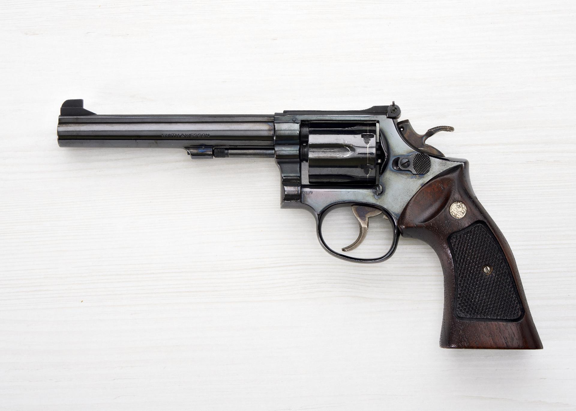 Zivile Waffen nach 1945 : Revolver Smith & Wesson Mod. 14-4, Kaliber .38 Special, Seriennummer 1... - Image 2 of 2