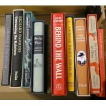 FOLIO SOCIETY.  9 various vols. in slip cases & A Folio Notebook.  (10).