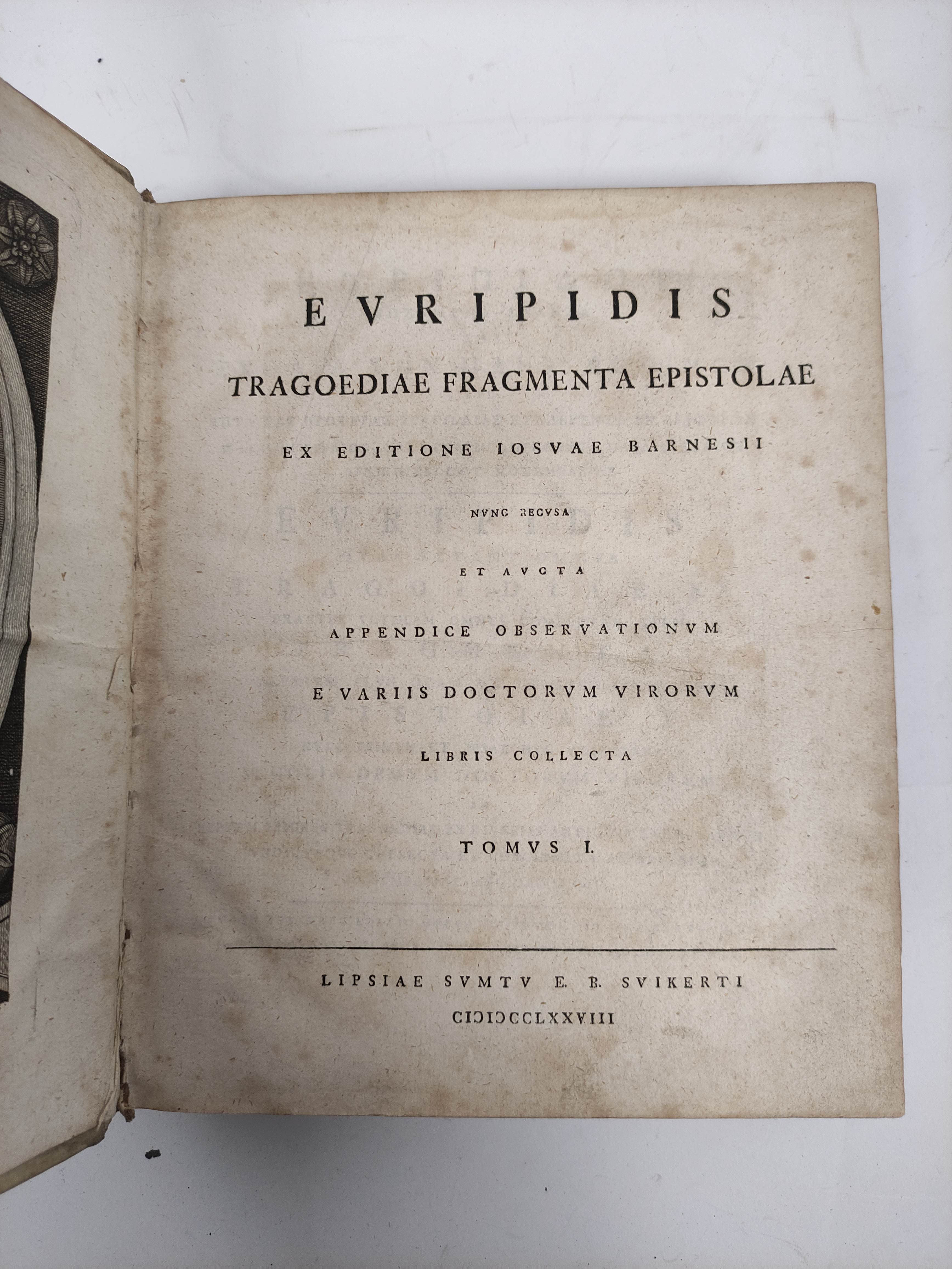 Euripedes. Tragoediae Fragment Epistolae. - Bild 12 aus 13