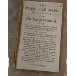 FORSTER JOSIAH.  The People Called Quakers Defended & the Baptists Confuted. 125pp plus publisher'