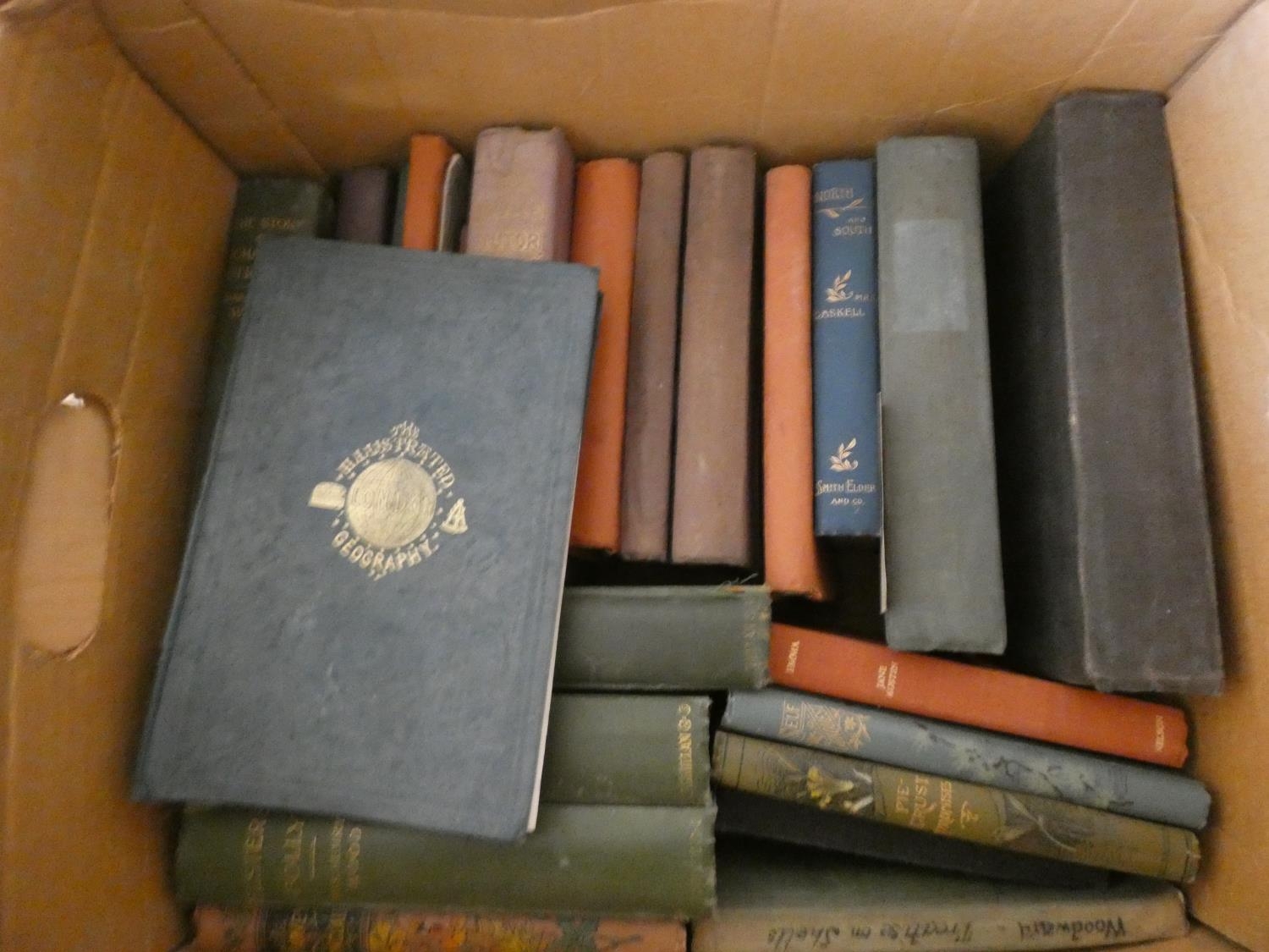 19th Century Literature & others.  A carton of various vols.