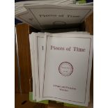 Watches & Clocks.  Pieces of Time. 68 well illustrated catalogues. 1992-2012; also 4 county