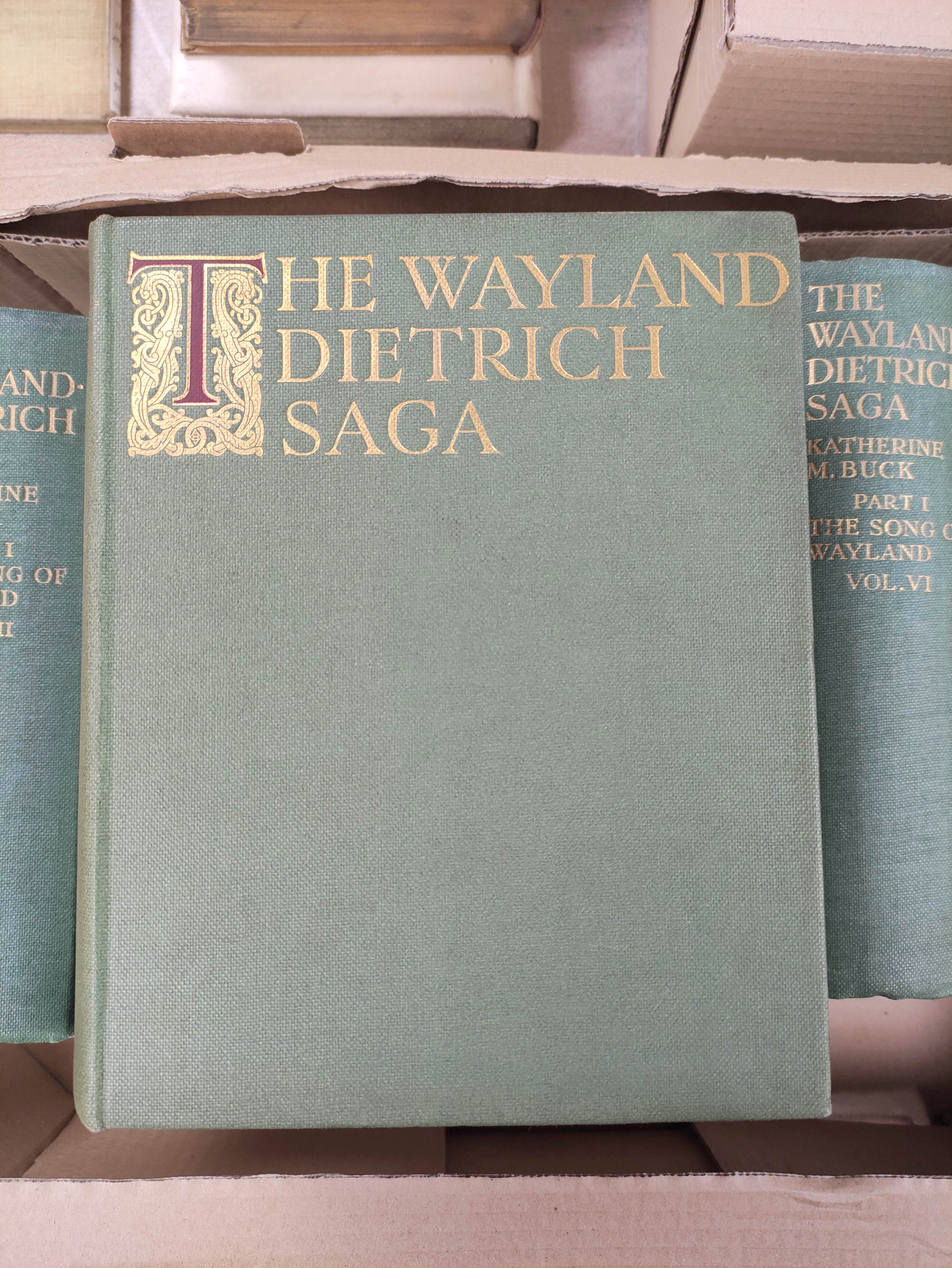 BUCK KATHERINE M.  The Wayland-Dietrich Saga, Part 1, The Song of Wayland. 8 vols. plus index vol. - Image 5 of 11