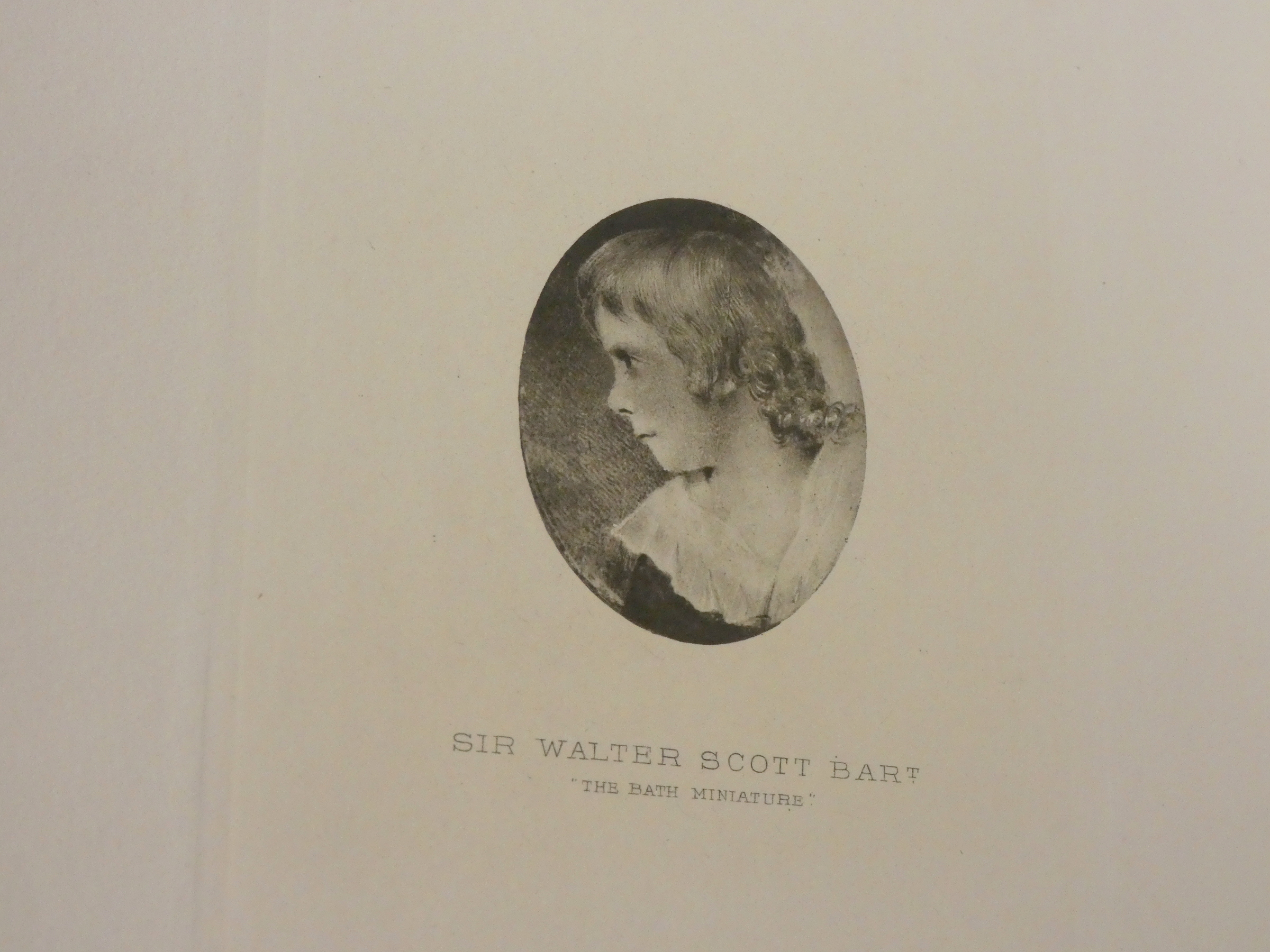 LOCKHART J. G.  Life of Sir Walter Scott. 10 vols. Frontis & illus. Orig. blue cloth with leather - Image 4 of 12