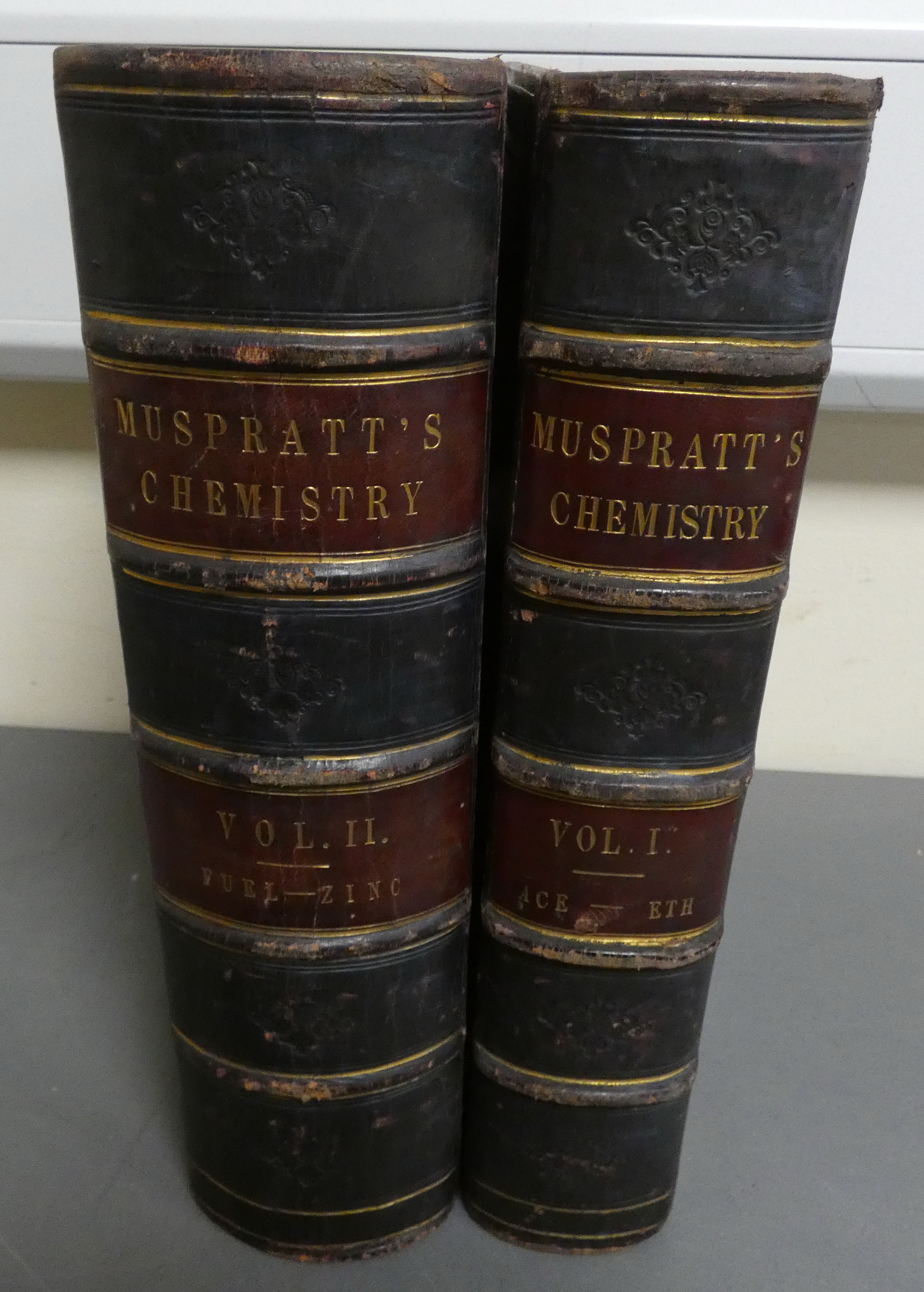 MUSPRATT SHERIDON.  Chemistry ... As Applied & Relating to the Arts & Manufactures. 2 vols. Eng.