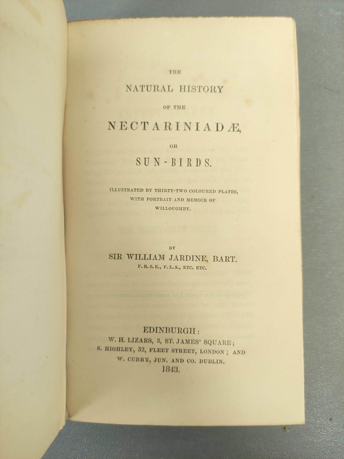JARDINE SIR WILLIAM.  The Naturalist's Library. Ornithology vols. 1 & 2 re. Humming Birds. Eng. - Image 15 of 16