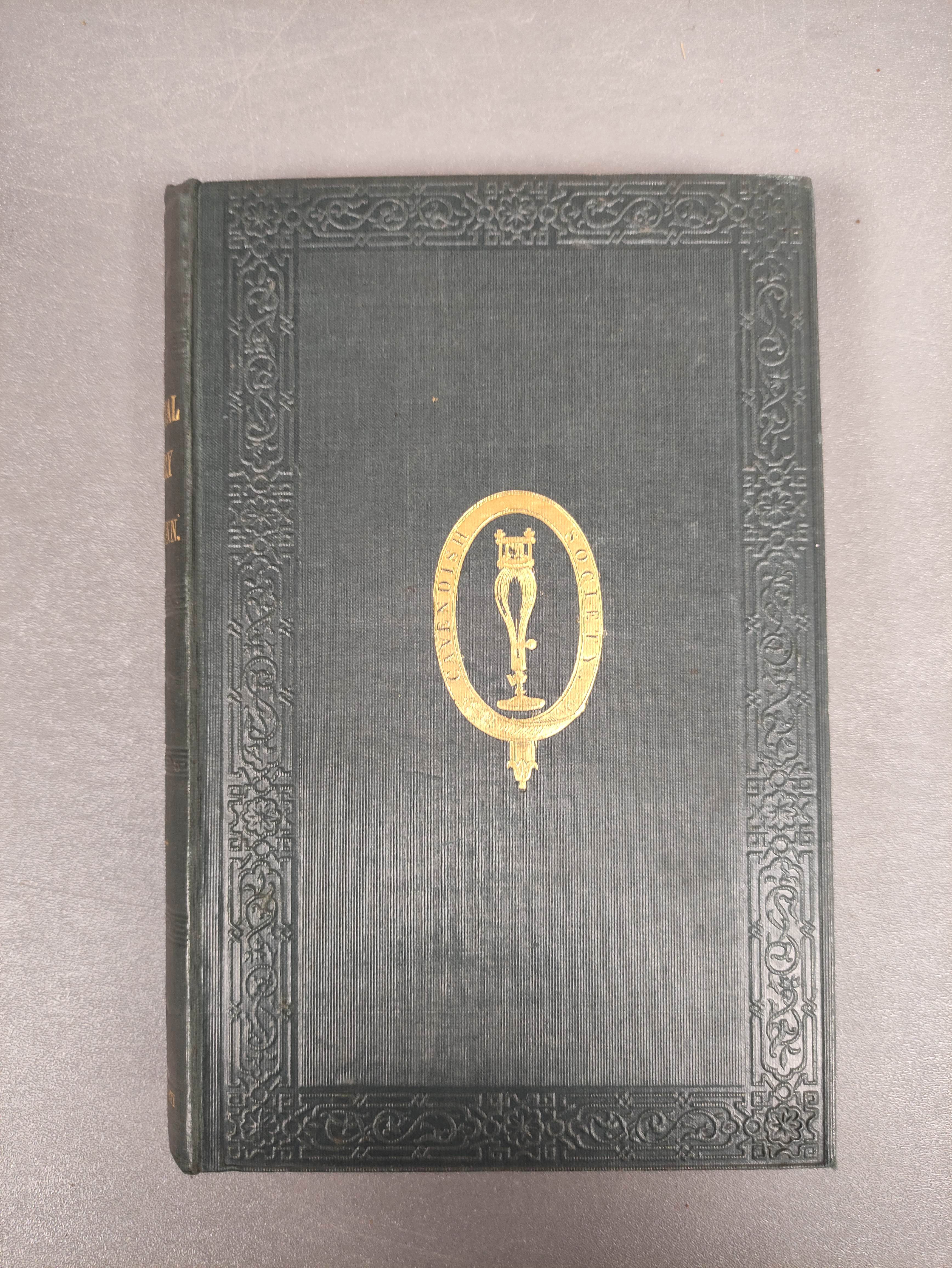 LEHMANN C. G.  Physiological Chemistry. 3 vols. Orig. green cloth. Cavendish Society, 1851-1854; - Image 2 of 12