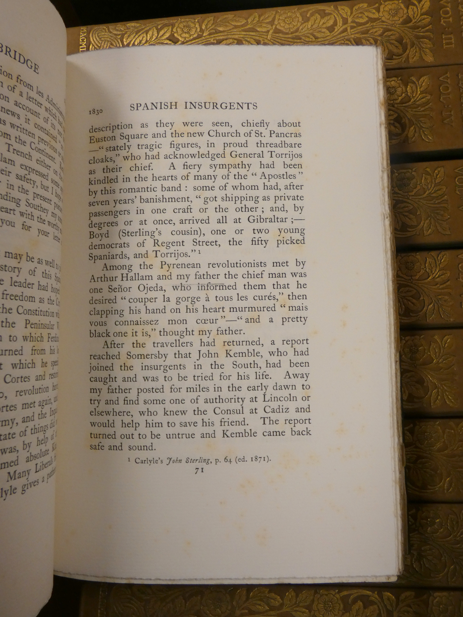 TENNYSON LORD.  The Life & Works. Edition Deluxe. The set of 12 vols. Frontis. Orig. green cloth, - Image 11 of 17