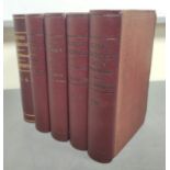 JEFFREYS JOHN G.  British Conchology or An Account of the Mollusca. 5 vols. Col. frontis & many eng.