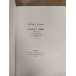 HEINE HEINRICH.  Choice Poems, translated by J. W. Oddie. Ltd. ed. of only 25. Large paper. Qtr.