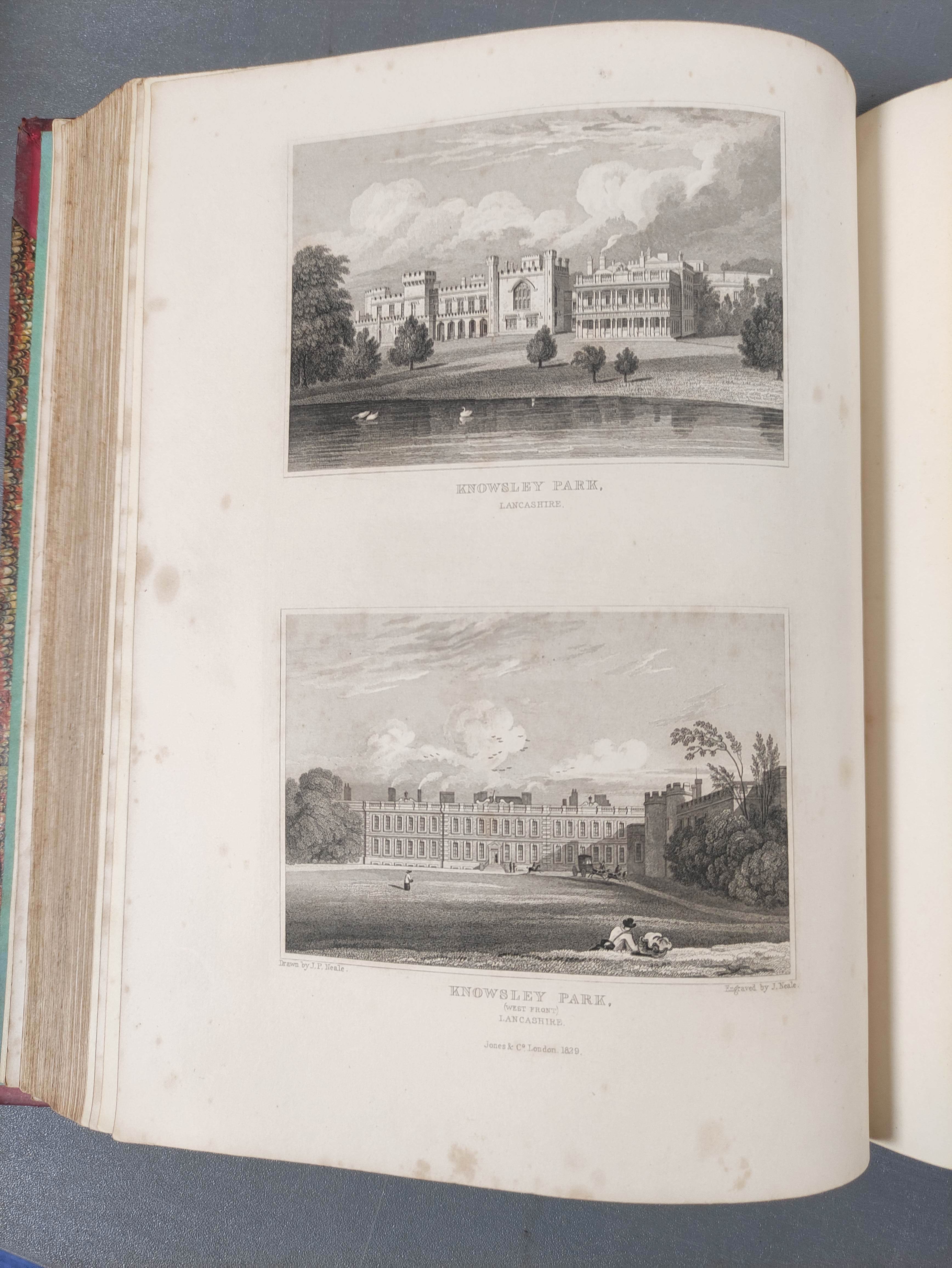 JONES & CO. (Pubs).  Jones' Views of the Seats, Mansions, Castles ... in England, Wales, - Image 7 of 13