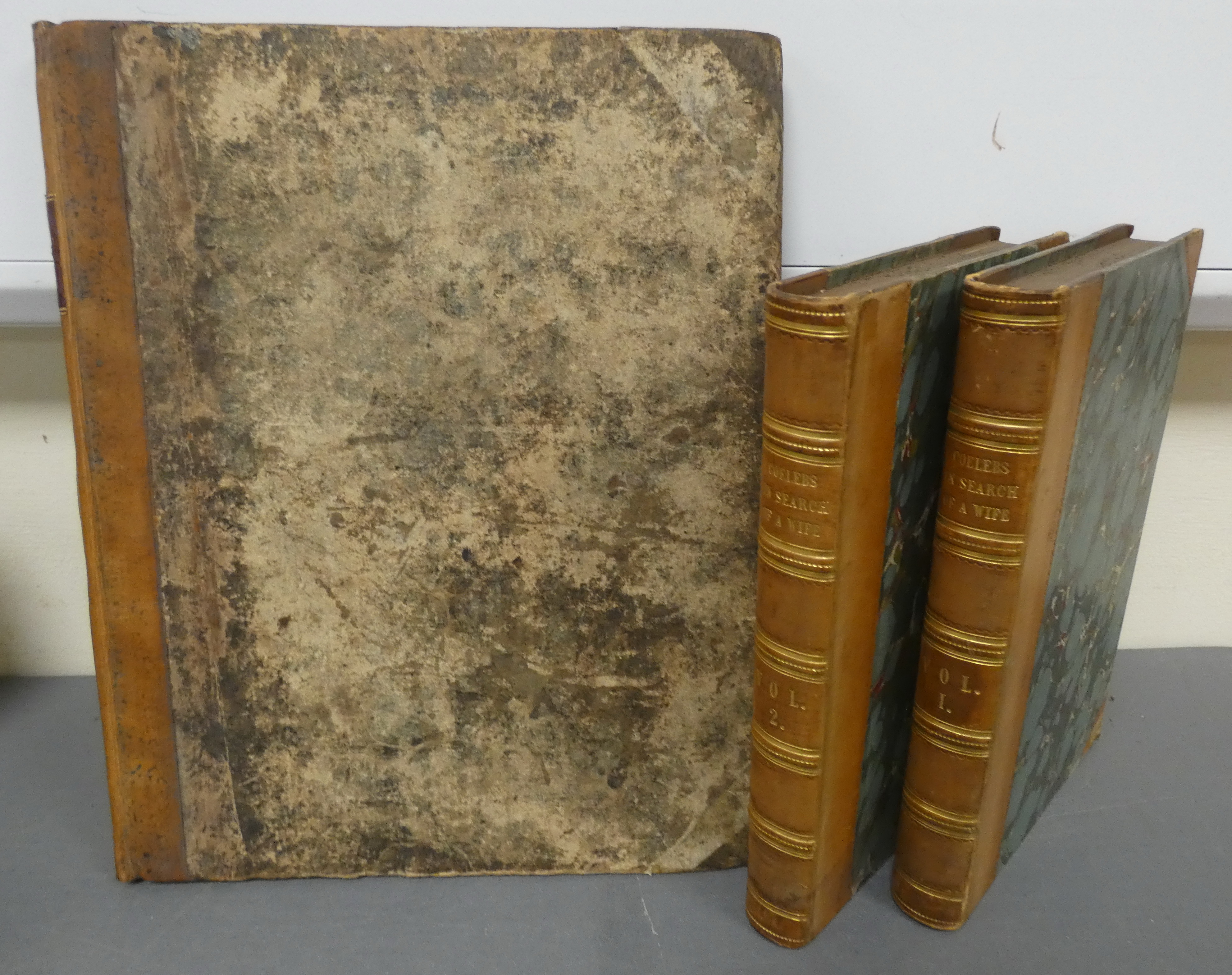 (MORE HANNAH).  Coelebs in Search of a Wife. 2 vols. Half calf, marbled brds., internal foxing &