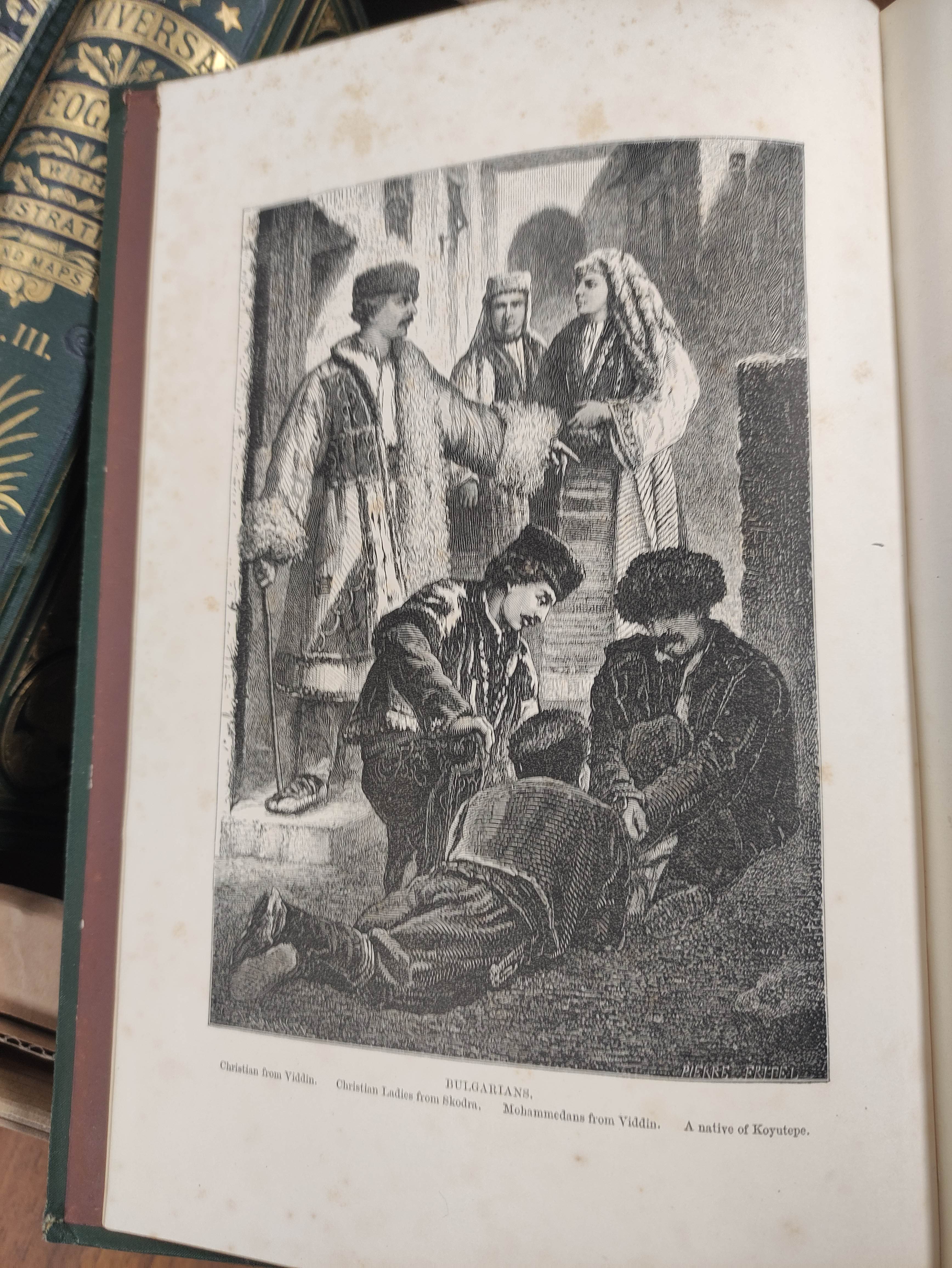 VIRTUE & CO. (Pubs).  The Universal Geography. Vols. 1 to 19. Many maps, plates & illus. Royal - Image 11 of 14