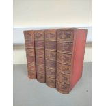 KNIGHT CHARLES.  London. 6 vols. in three. Eng. illus. Rubbed half red morocco. Virtue & Co., n.