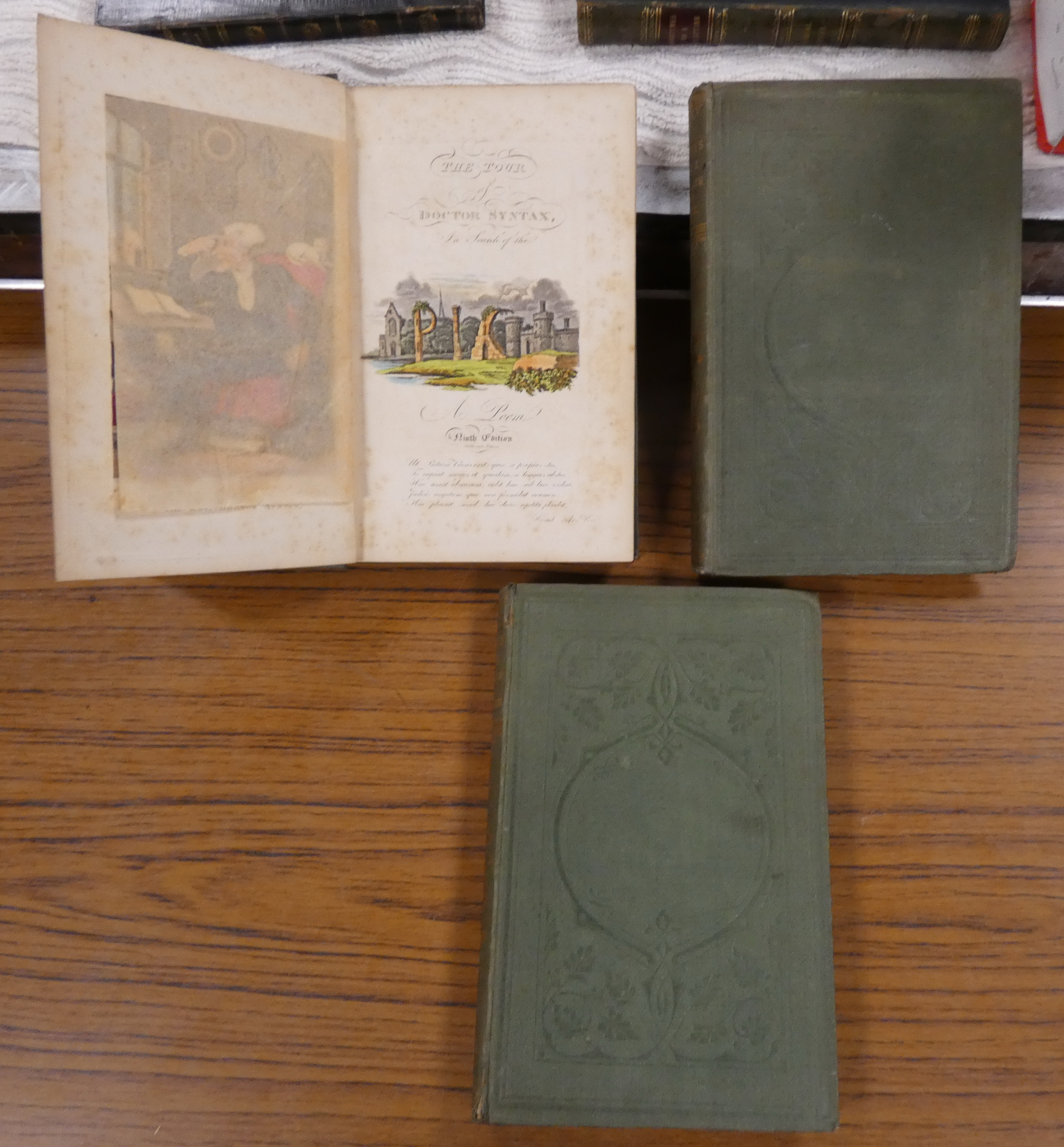 (COMBE WILLIAM).  The Tour of Doctor Syntax. 3 vols. Illus. by Thomas Rowlandson. 3 hand col. - Image 3 of 3