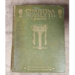 ROSSETTI CHRISTINA.  Poems. Tipped in col. plates & other illus. by Florence Harrison. Quarto. Orig.