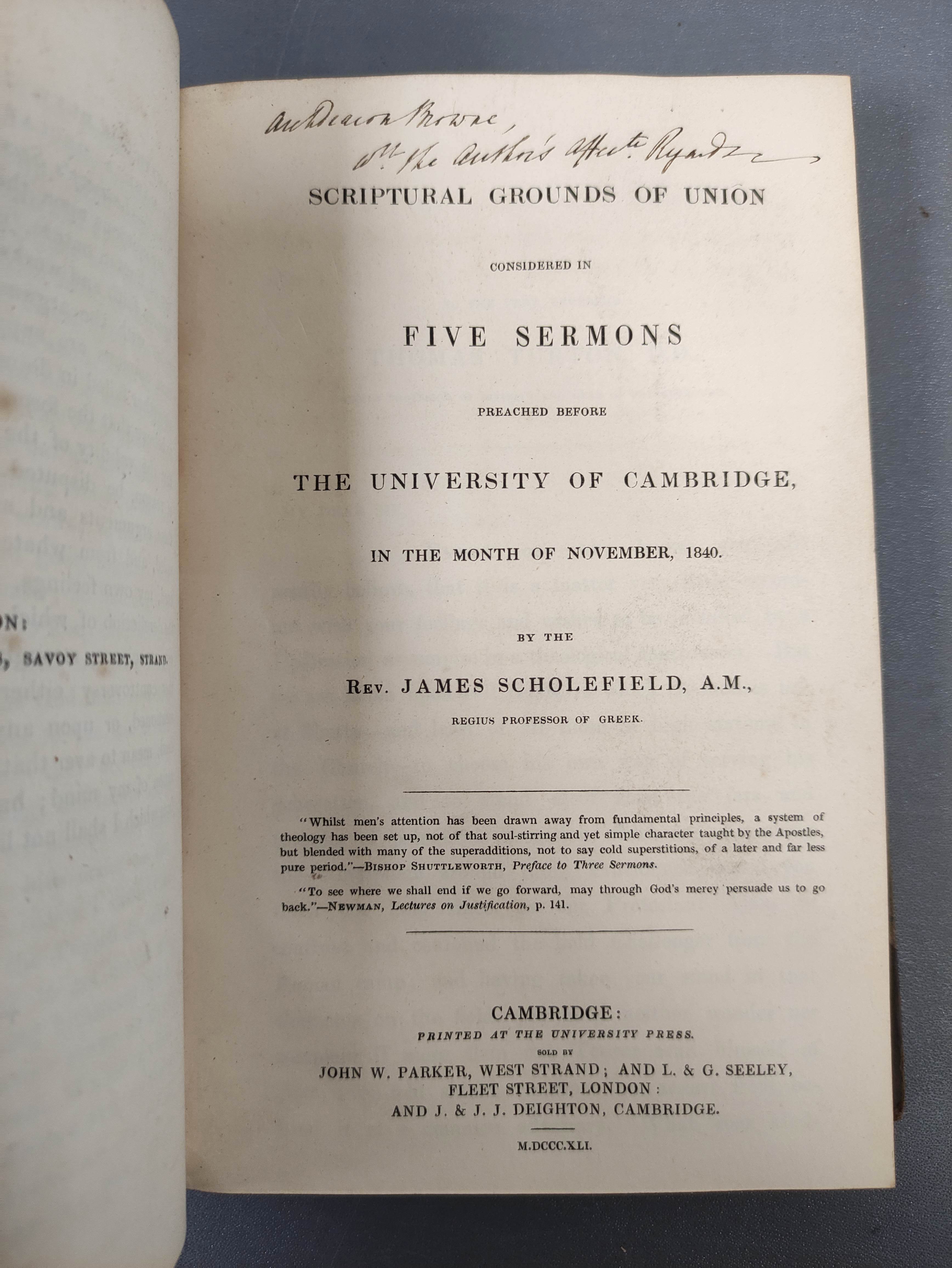 Sermons & Tracts.  Charges by Bishops incl. Melbourne, 1852, Calcutta, 1852 & Calcutta, Madras, - Image 10 of 11