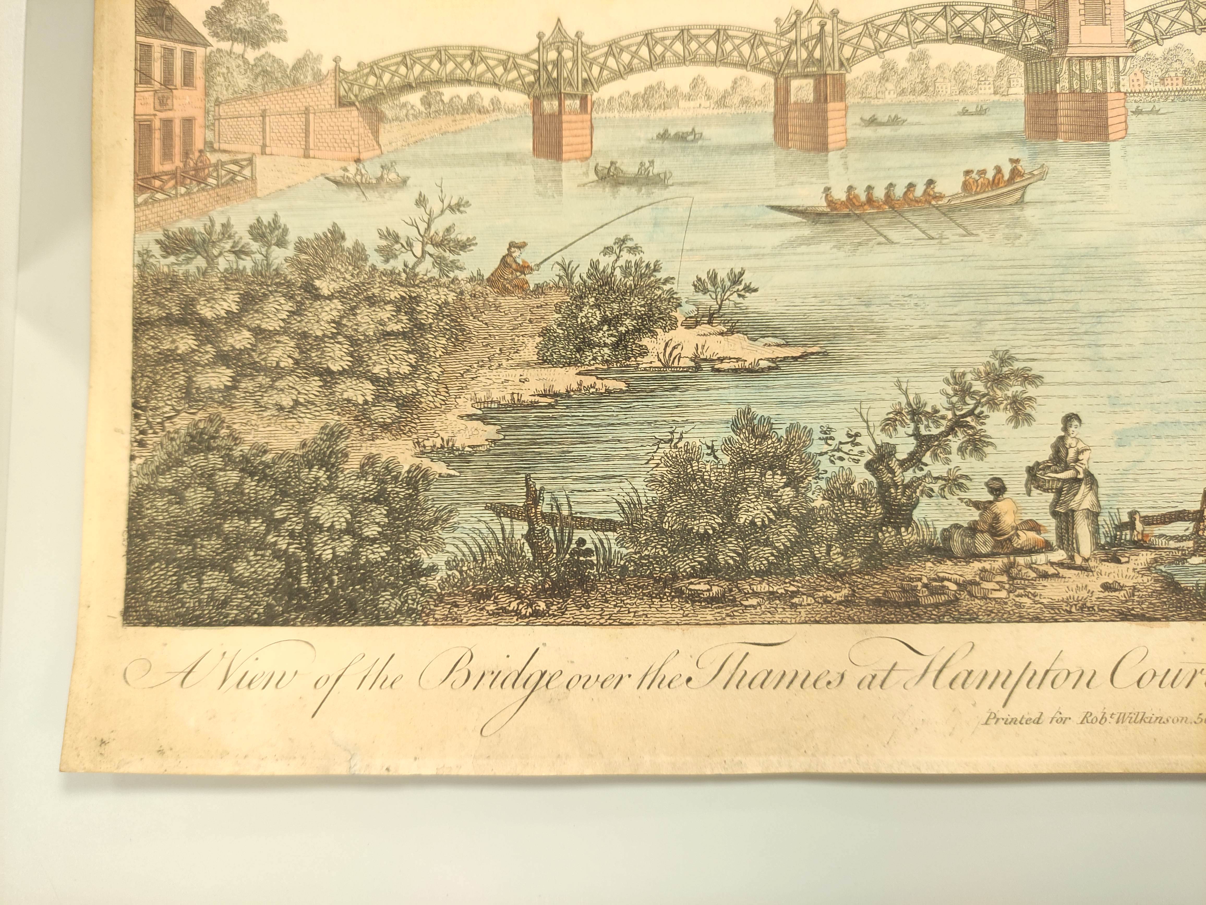 TELFORD & DOUGLASS.  2 engraved elevations & sections for London bridges; also 3 similar incl. - Image 3 of 13