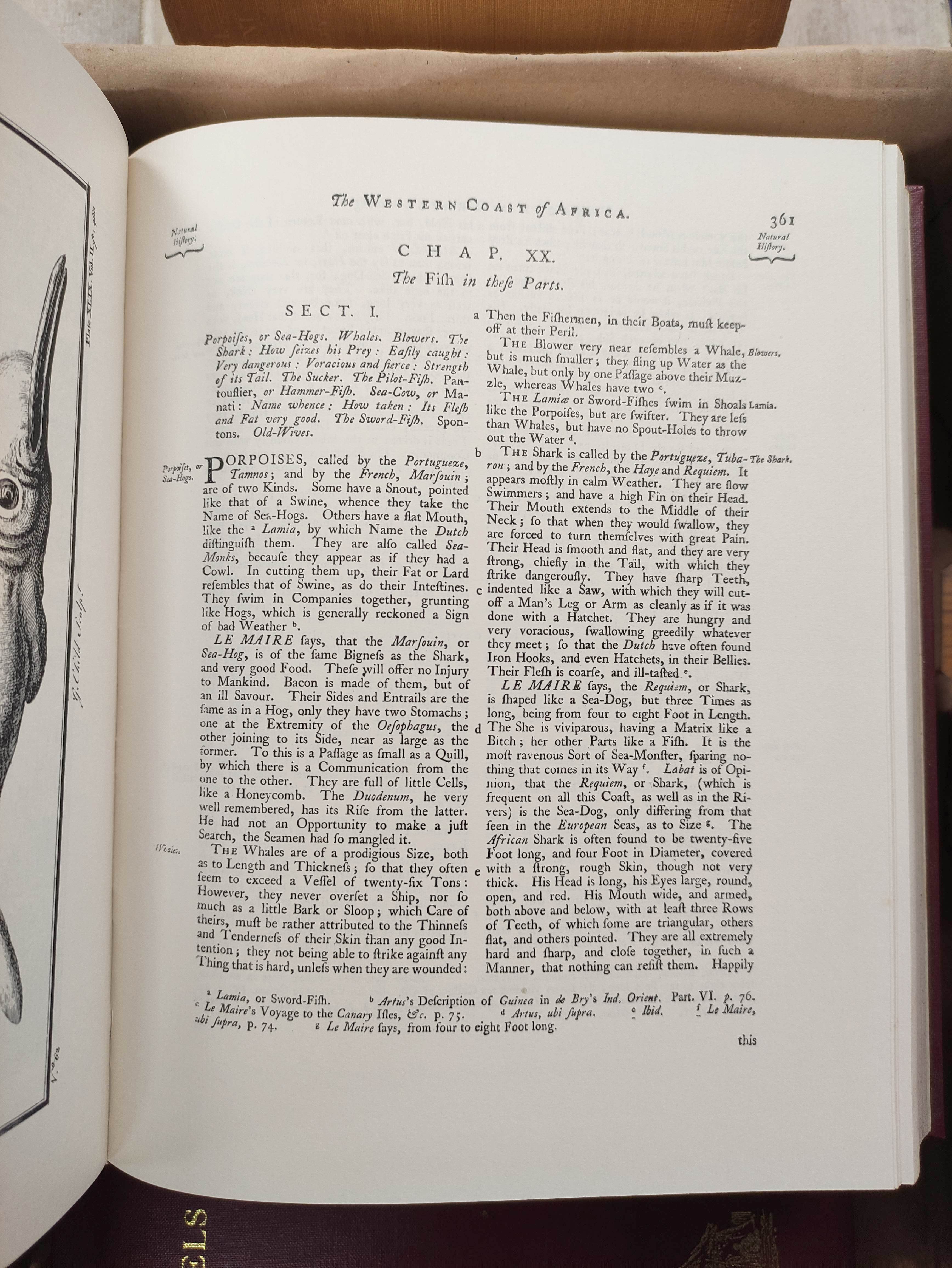 ASTLEY THOMAS.  A New General Collection of Voyages & Travels. 4 vols. Quarto. Orig. maroon cloth. - Image 7 of 8