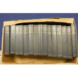 MORLEY JOHN.  The Works. Edition Deluxe. The set of 15 vols. Frontis. Two tone blue cloth. 1921.