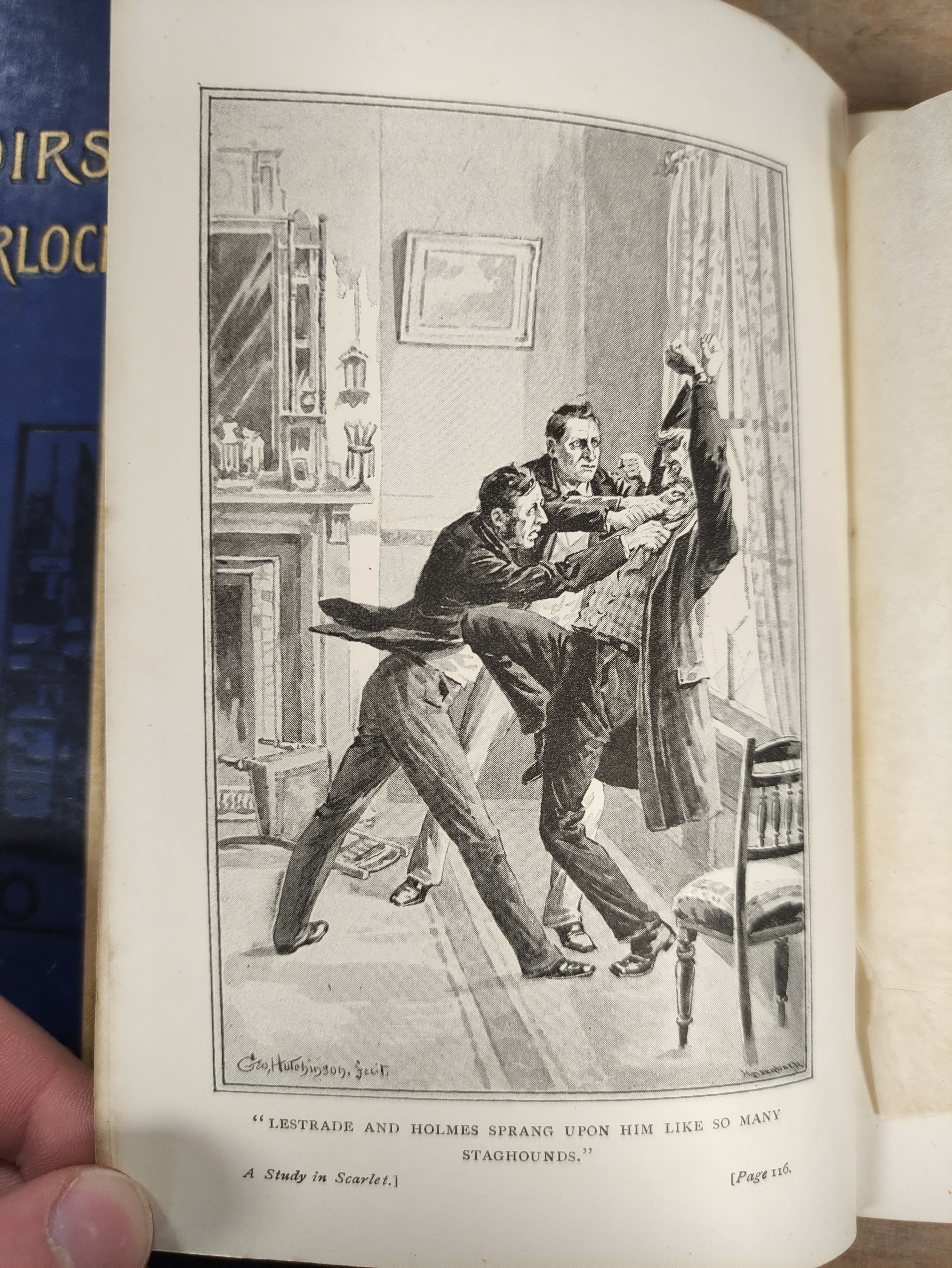 CONAN DOYLE A.  The Memoirs of Sherlock Holmes. Text illus. by Sidney Paget. Large 8vo. Orig. - Image 4 of 12