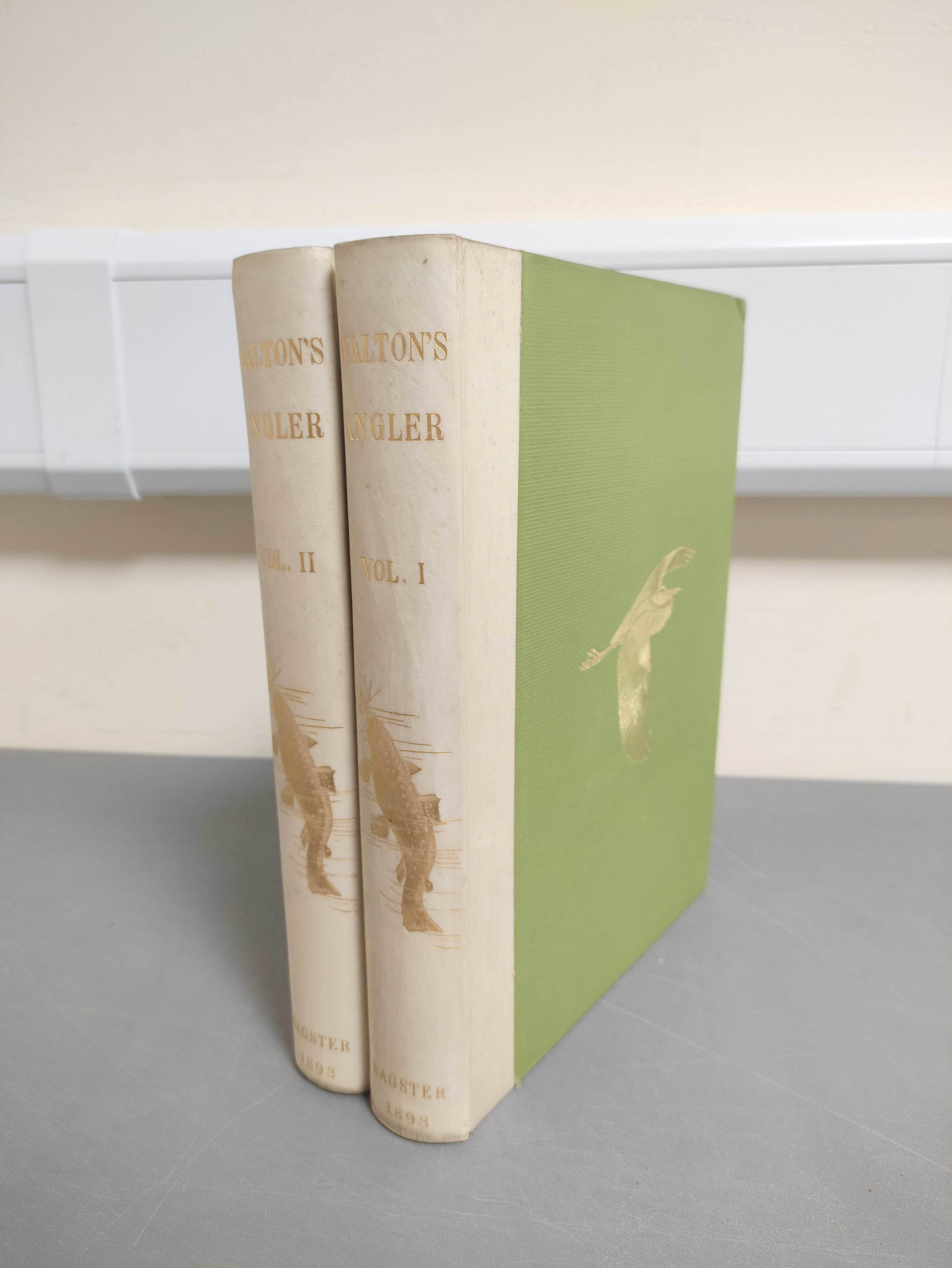 WALTON I. & COTTON C.  The Complete Angler, ed. by J. E. Harting. 2 vols. Ltd. ed. 282/350. Etched