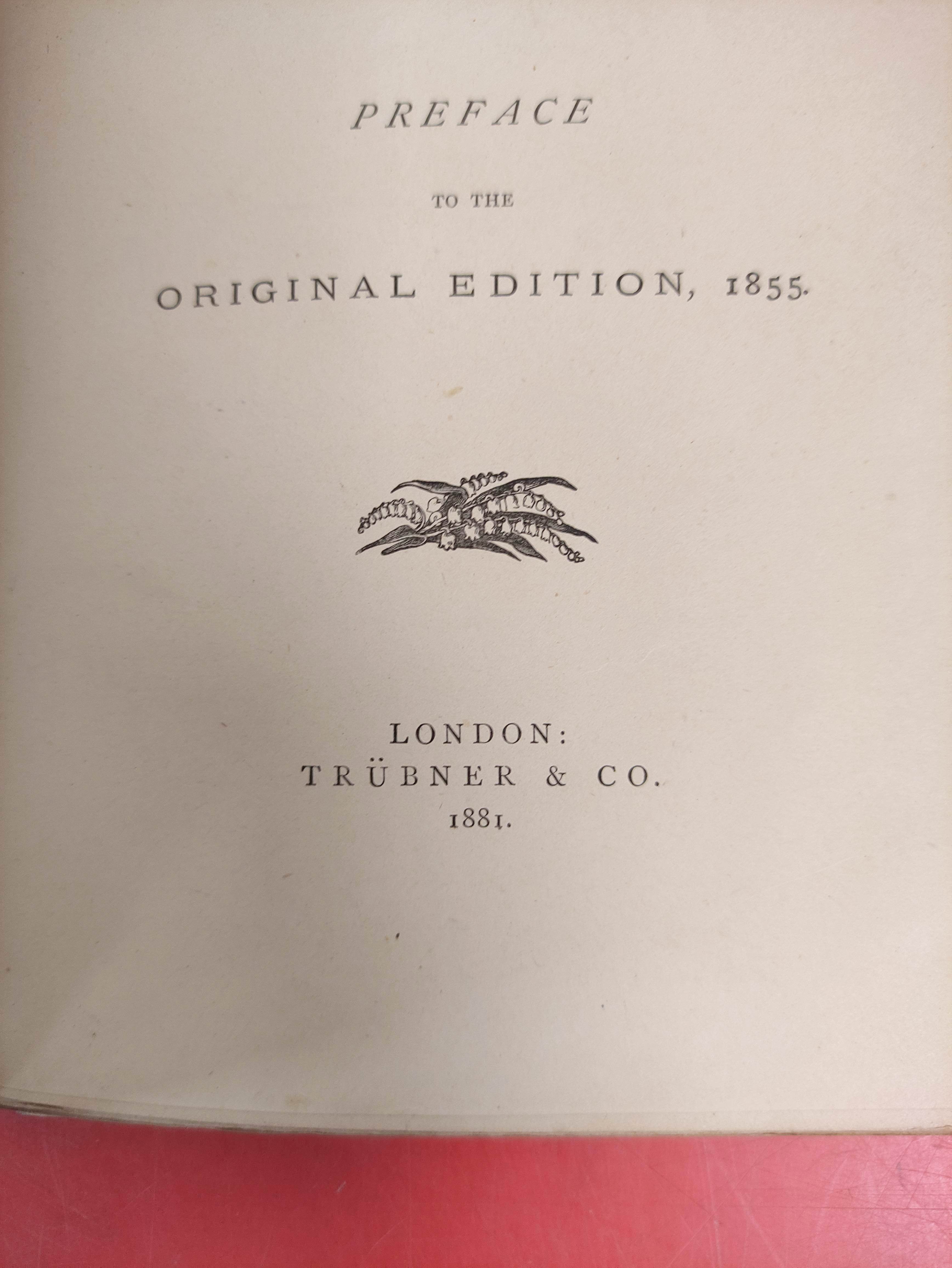 WHITMAN WALT.  Leaves of Grass, Preface to the Original Edition, 1855. 31pp plus bookseller's - Image 3 of 4