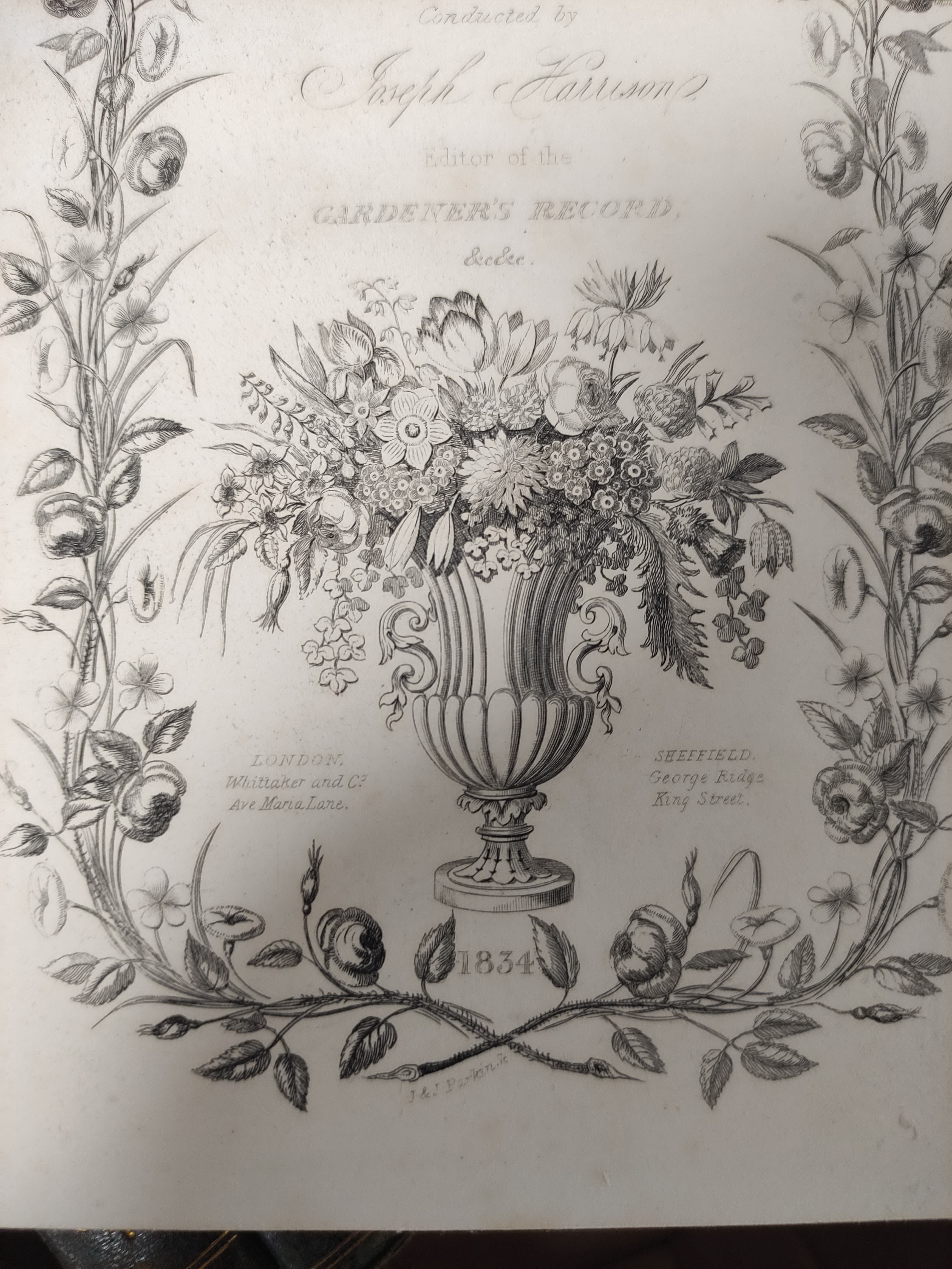 HARRISON JOSEPH.  The Floricultural Cabinet & Florist's Magazine. Vols. 1 to 13. Very many col. - Image 4 of 8