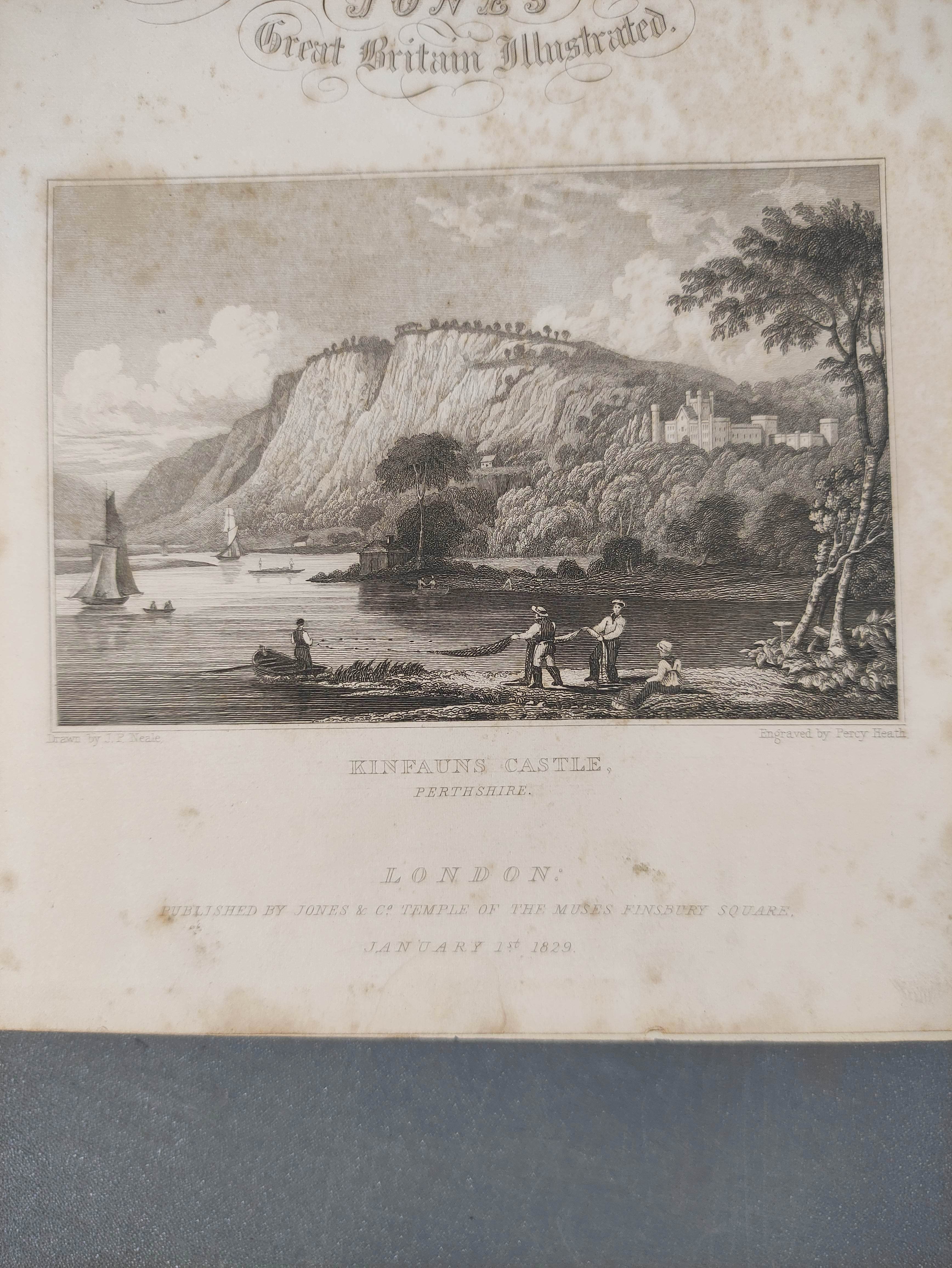 JONES & CO. (Pubs).  Jones' Views of the Seats, Mansions, Castles ... in England, Wales, - Image 4 of 13