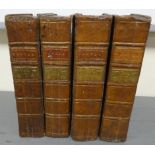 RICHARDSON SAMUEL.  Pamela or Virtue Rewarded. 4 vols. Old calf. Bookplate of S. F. McL. Lomer.