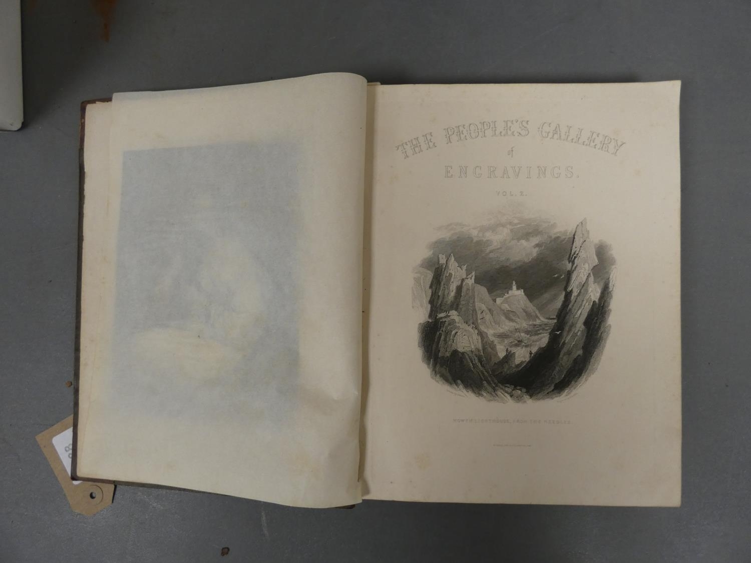 WRIGHT G. N.  The Gallery of Engravings. 2 vols. Many eng. plates, topography, works of art, etc. - Image 2 of 2