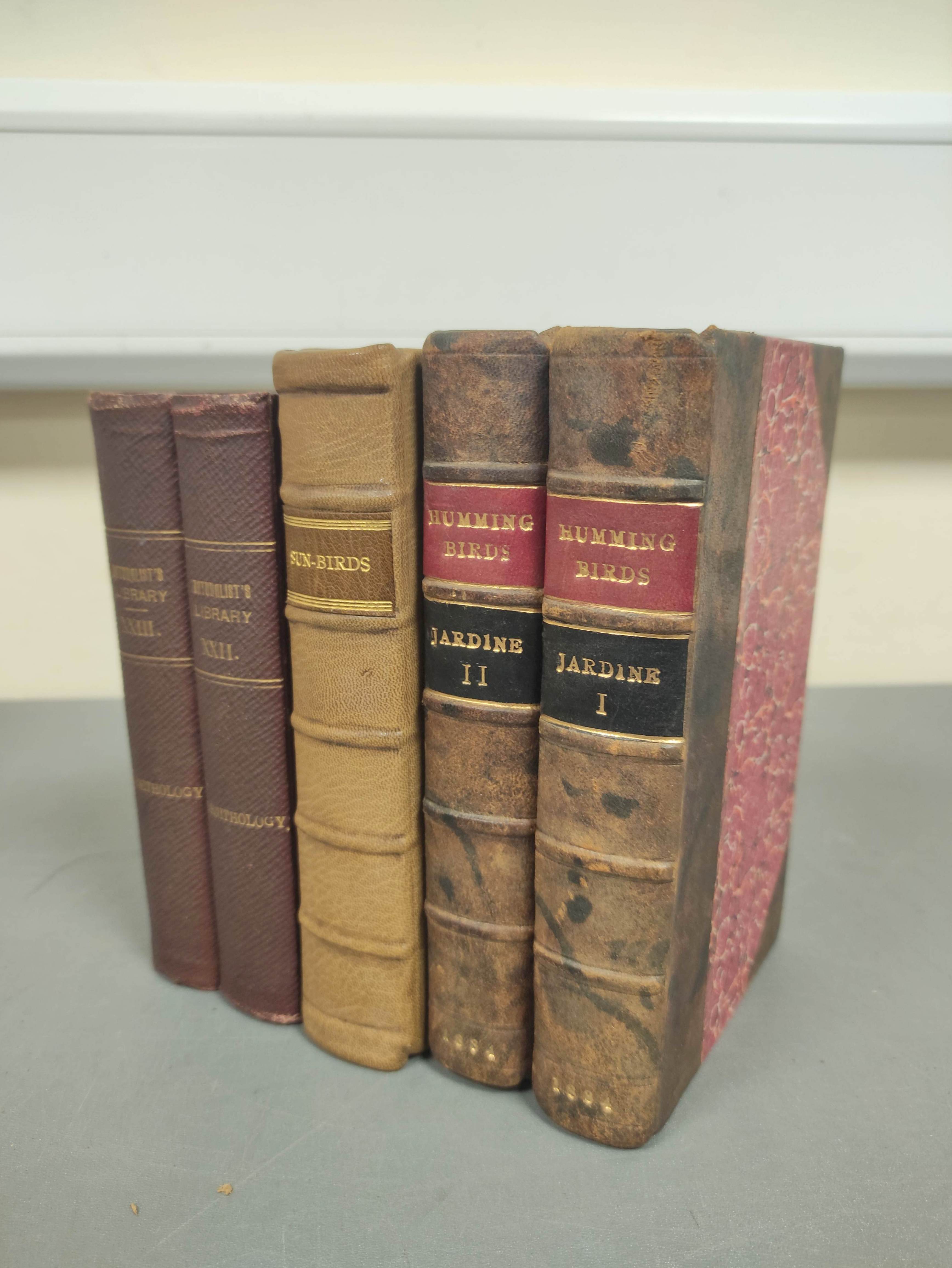 JARDINE SIR WILLIAM.  The Naturalist's Library. Ornithology vols. 1 & 2 re. Humming Birds. Eng.