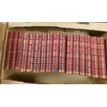 AINSWORTH W. HARRISON.  Works. 16 vols. Illus. Uniform half red morocco. Routledge, n.d.