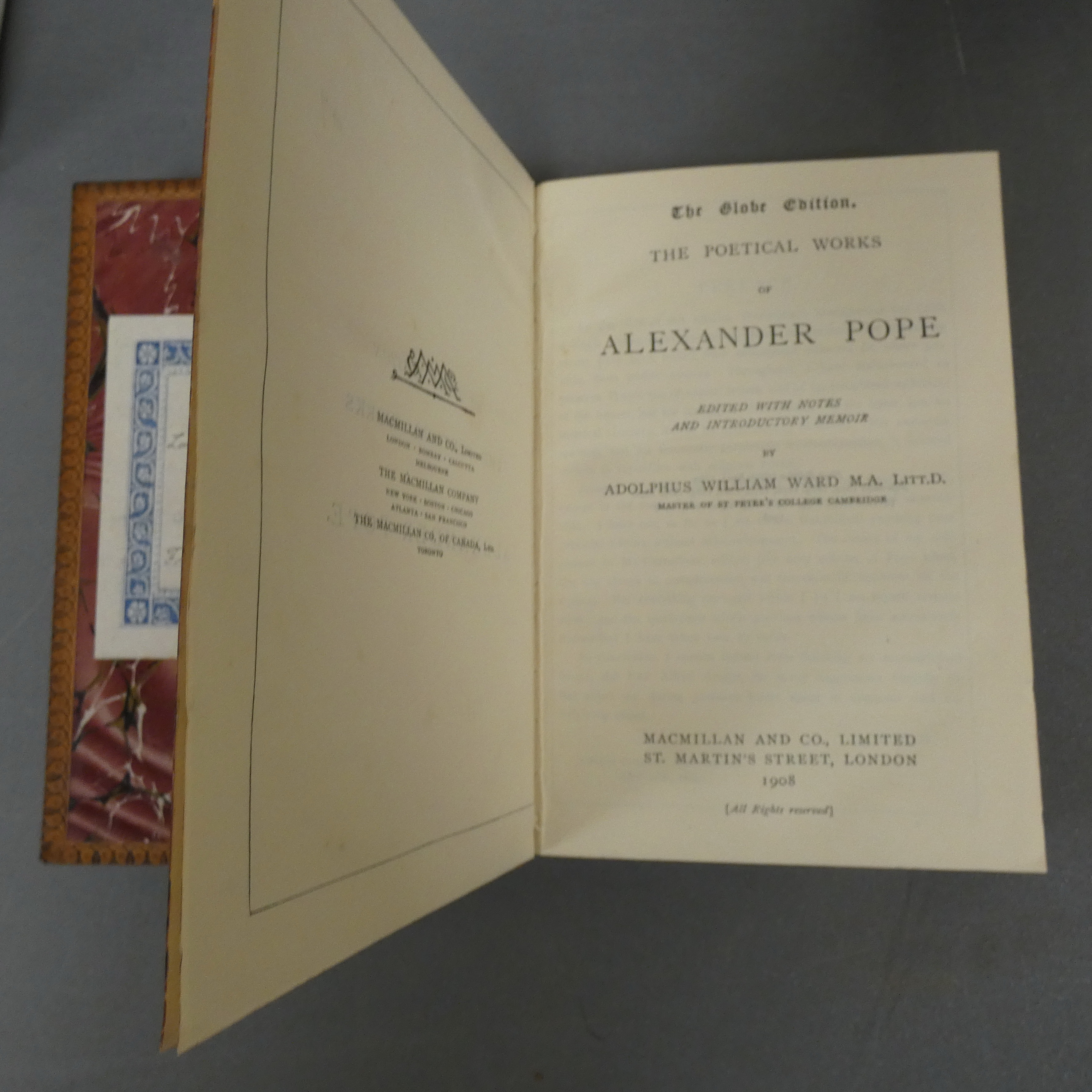 JERROLD DOUGLAS.  The Essays. Illus. by H. M. Brock. Dark calf by Bumpus, a.e.g. 1903; also 2 - Image 2 of 2