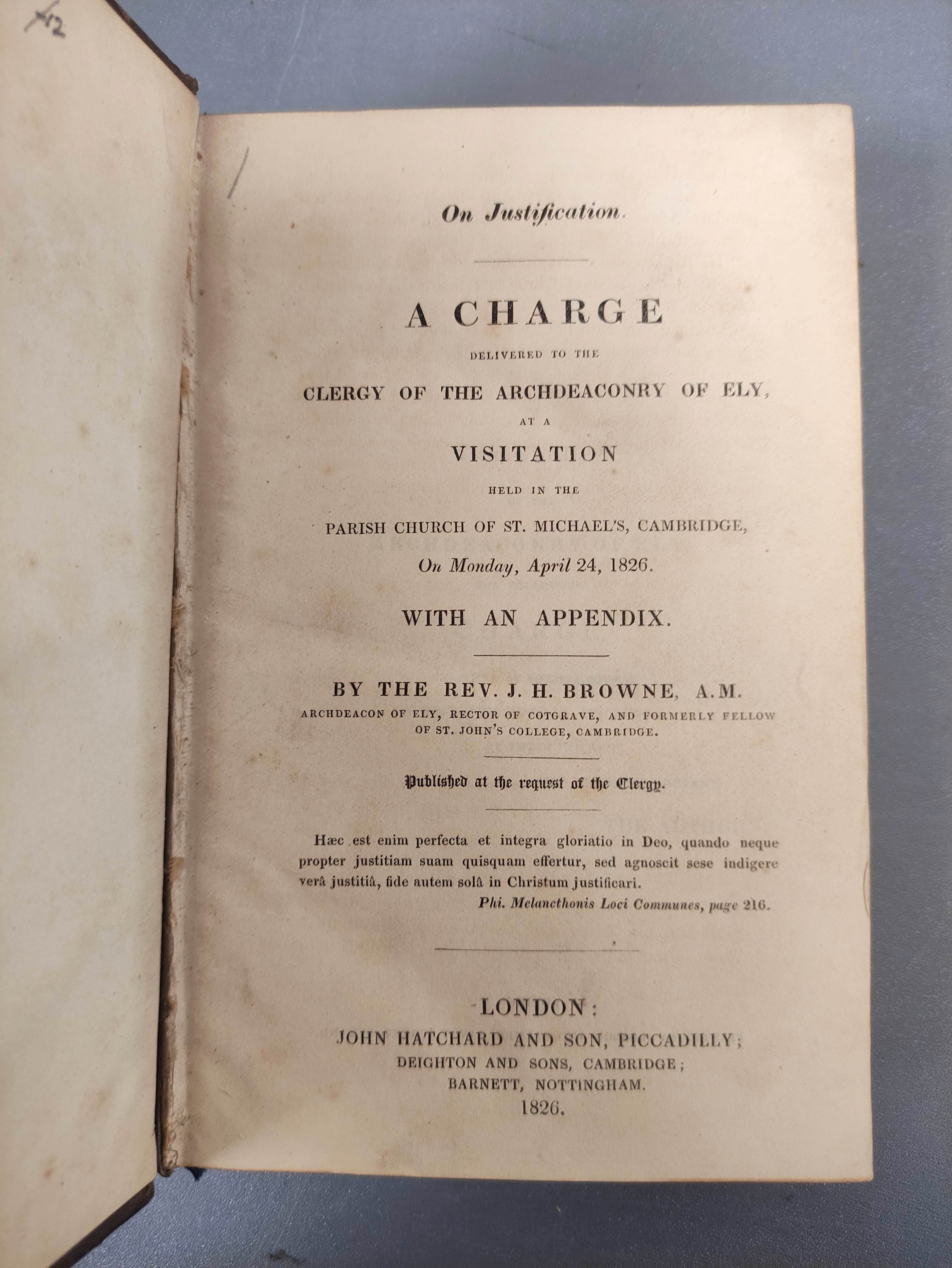 Sermons & Tracts.  Charges by Bishops incl. Melbourne, 1852, Calcutta, 1852 & Calcutta, Madras, - Image 7 of 11